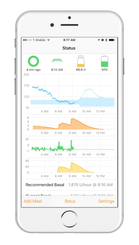 Image of Oldest version of Tidepool Loop App